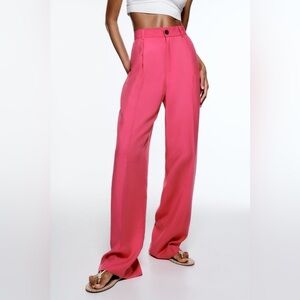 Zara Full Length Pants pink size M